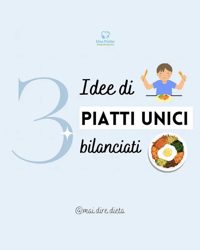 Post Instagram: tre idee di piatti unici bilanciati